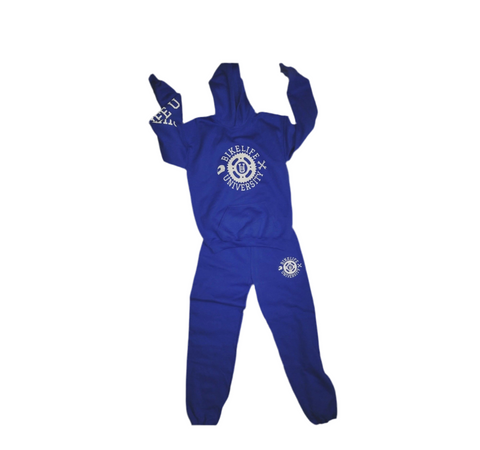 Kids  jogging suit Royal blue w/ white